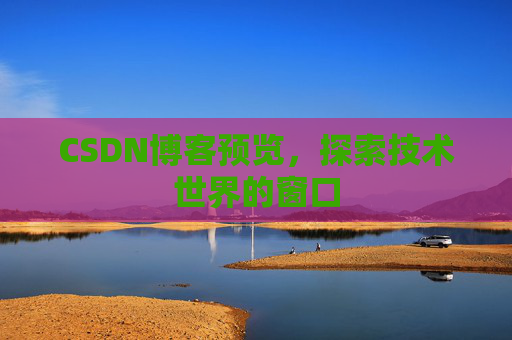 CSDN博客预览,探索技术世界的窗口